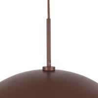 One Light Pendant by Kuzco Lighting - Kirby Collection, Burgundy Finish - PD55922-BGD