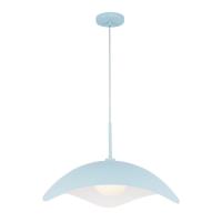 One Light Pendant by Kuzco Lighting - Kirby Collection, Cerulean Finish - PD55922-CER