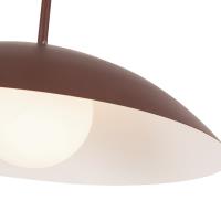 One Light Pendant by Kuzco Lighting - Regent Collection, Burgundy Finish - PD56019-BGD