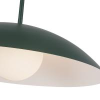 One Light Pendant by Kuzco Lighting - Regent Collection, Pine Green Finish - PD56019-PGN