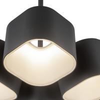 LED Pendant by Kuzco Lighting - Arena Collection, Black Finish - PD73411-BK-UNV