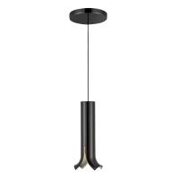 LED Pendant by Kuzco Lighting - Husk Collection, Glossy Black Finish - PD89709-GBK