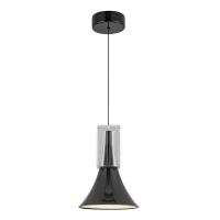 LED Pendant by Kuzco Lighting - Floe Collection, Glossy Black/Clear Crystal Finish - PD94108-GBK/CC-UNV