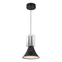 LED Pendant by Kuzco Lighting - Floe Collection, Glossy Black/Clear Crystal Finish - PD94108-GBK/CC-UNV