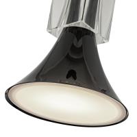 LED Pendant by Kuzco Lighting - Floe Collection, Glossy Black/Clear Crystal Finish - PD94108-GBK/CC-UNV