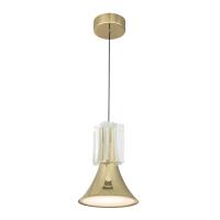LED Pendant by Kuzco Lighting - Floe Collection, Metallic Brass/Clear Crystal Finish - PD94108-MRB/CC-UNV