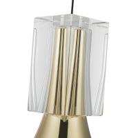 LED Pendant by Kuzco Lighting - Floe Collection, Metallic Brass/Clear Crystal Finish - PD94108-MRB/CC-UNV