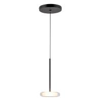 LED Pendant by Kuzco Lighting - Stephord Collection, Black/Clear Glass Finish - PD97204-BK/CL