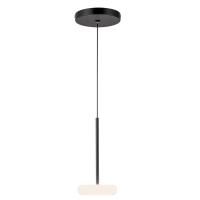 LED Pendant by Kuzco Lighting - Stephord Collection, Black/Frosted Glass Finish - PD97204-BK/FR