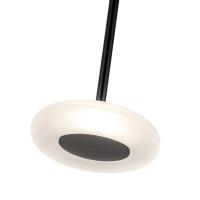 LED Pendant by Kuzco Lighting - Stephord Collection, Black/Frosted Glass Finish - PD97204-BK/FR