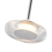 LED Pendant by Kuzco Lighting - Stephord Collection, Chrome/Clear Glass Finish - PD97204-CH/CL