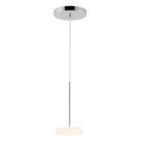 LED Pendant by Kuzco Lighting - Stephord Collection, Chrome/Frosted Glass Finish - PD97204-CH/FR