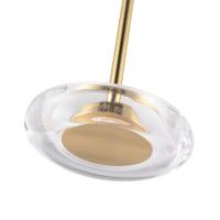 LED Pendant by Kuzco Lighting - Stephord Collection, Metallic Brass/Clear Glass Finish - PD97204-MRB/CL