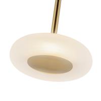 LED Pendant by Kuzco Lighting - Stephord Collection, Metallic Brass/Frosted Glass Finish - PD97204-MRB/FR