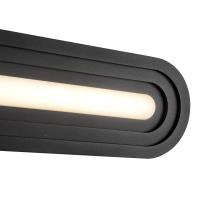 LED Vanity by Kuzco Lighting - Arco Collection, Black Finish - VL21324-BK-UNV