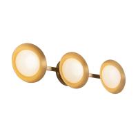 LED Vanity by Kuzco Lighting - Cleo Collection, Brushed Gold/Opal Glass Finish - VL77923-BG/OP