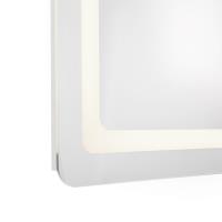 LED Vanity Mirror by Kuzco Lighting - Seneca Collection, Sandblasted Merc Edge Finish - VM31148-5CCT