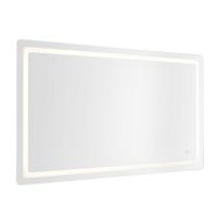 LED Vanity Mirror by Kuzco Lighting - Seneca Collection, Sandblasted Merc Edge Finish - VM31160-5CCT