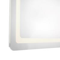 LED Vanity Mirror by Kuzco Lighting - Seneca Collection, Sandblasted Merc Edge Finish - VM31160-5CCT
