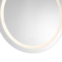 LED Vanity Mirror by Kuzco Lighting - Hillmont Collection, Sandblasted Merc Edge Finish - VM41032-5CCT