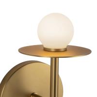 LED Wall Sconce by Kuzco Lighting - Elixir Collection, Brushed Gold Finish - WS15504-BG-UNV