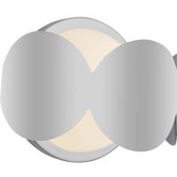 One Light Wall Sconce by Kuzco Lighting - Ciel Collection, Chrome/Opal Glass Finish - WS59810-CH/OP