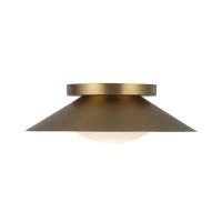 LED Wall Sconce by Kuzco Lighting - Cleo Collection, Brushed Gold/Opal Glass Finish - WS77909-BG/OP