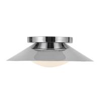 LED Wall Sconce by Kuzco Lighting - Cleo Collection, Chrome/Opal Glass Finish - WS77909-CH/OP