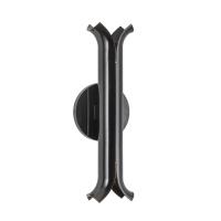 LED Wall Sconce by Kuzco Lighting - Husk Collection, Glossy Black Finish - WS89714-GBK