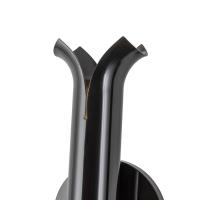 LED Wall Sconce by Kuzco Lighting - Husk Collection, Glossy Black Finish - WS89714-GBK