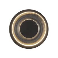 LED Wall Sconce by Kuzco Lighting - Stephord Collection, Black/Clear Glass Finish - WS97204-BK/CL
