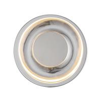 LED Wall Sconce by Kuzco Lighting - Stephord Collection, Chrome/Clear Glass Finish - WS97204-CH/CL