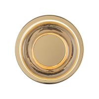 LED Wall Sconce by Kuzco Lighting - Stephord Collection, Metallic Brass/Clear Glass Finish - WS97204-MRB/CL