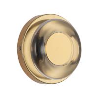 LED Wall Sconce by Kuzco Lighting - Stephord Collection, Metallic Brass/Clear Glass Finish - WS97204-MRB/CL