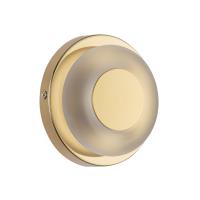 LED Wall Sconce by Kuzco Lighting - Stephord Collection, Metallic Brass/Frosted Glass Finish - WS97204-MRB/FR