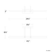 LED Picture Light by Modern Forms - Ansel Collection, Aged Brass Finish - PL-36530-40-AB