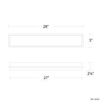 LED Bath Vanity by Modern Forms - Ice Bar Collection, Brushed Nickel Finish - WS-16528-40-BN
