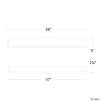 LED Bath Vanity by Modern Forms - Ice Bar Collection, Brushed Nickel Finish - WS-16538-27-BN