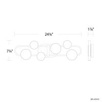 LED Bath Vanity by Modern Forms - Tableau Collection, Black Finish - WS-42525-27-BK