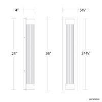 LED Outdoor Wall Sconce by Modern Forms - Chyzel Collection, Black Finish - WS-W98526-27-BK