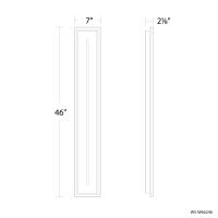 LED Outdoor Wall Sconce by Modern Forms - Midnight Collection, Black Finish - WS-W66246-40-BK