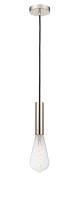 One Light Mini Pendant by Innovations - Auralume Collection, Polished Nickel Finish - 198-1P-PN