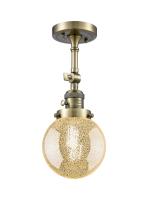 One Light Wall Sconce by Innovations - Franklin Restoration Collection, Antique Brass Finish - 203SW-AB-G208-6