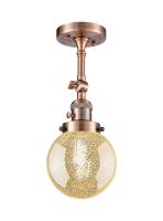One Light Wall Sconce by Innovations - Franklin Restoration Collection, Antique Copper Finish - 203SW-AC-G208-6