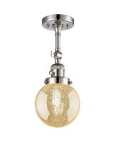 One Light Wall Sconce by Innovations - Franklin Restoration Collection, Polished Nickel Finish - 203SW-PN-G208-6