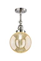 One Light Wall Sconce by Innovations - Franklin Restoration Collection, Polished Nickel Finish - 203SW-PN-G208-8