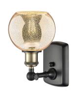 One Light Wall Sconce by Innovations - Ballston Collection, Black Antique Brass Finish - 516-1W-BAB-G128-6
