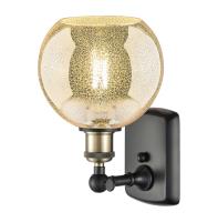 One Light Wall Sconce by Innovations - Ballston Collection, Black Antique Brass Finish - 516-1W-BAB-G128-8