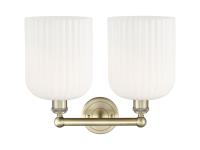Two Light Bath Vanity by Innovations - Edison Collection, Antique Brass Finish - 616-2W-AB-G559-8GWH