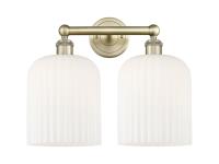 Two Light Bath Vanity by Innovations - Edison Collection, Antique Brass Finish - 616-2W-AB-G559-8GWH